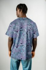 Messed Up Stripes-Polo Blue - Image 2